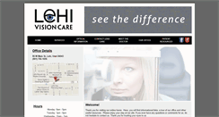 Desktop Screenshot of lehivisioncare.com